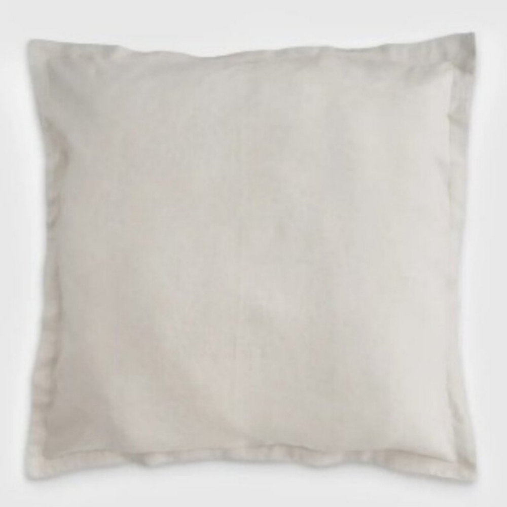 Quince Linen Euro Sham NWOT White